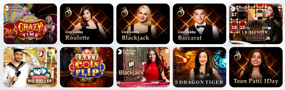 Jeux de casino en direct FUNBET CASINO