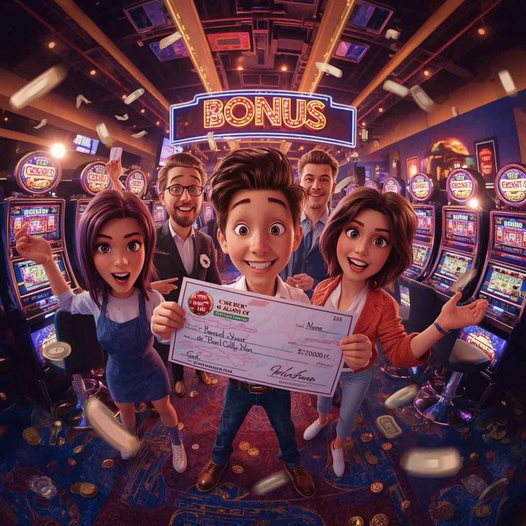 bonus dans les mains d'un homme au casino FUNBET CASINO